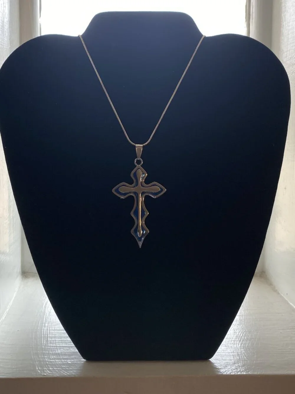 Sterling Silver Cross Necklace